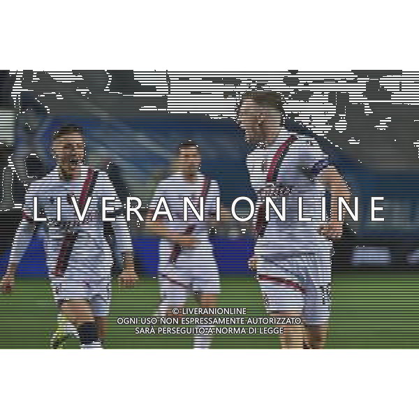 TVRG Atalanta vs Bologna nella foto Lewis Ferguson (Bologna) DX esulta dopo il gol del 2 a 1 Bergamo 03-03-2024 Gewiss Stadium Campionato Serie A TIM - 27a giornata foto Roberto Garavaglia/Agenzia Aldo Liverani sas/AGENZIA ALDO LIVERANI SAS