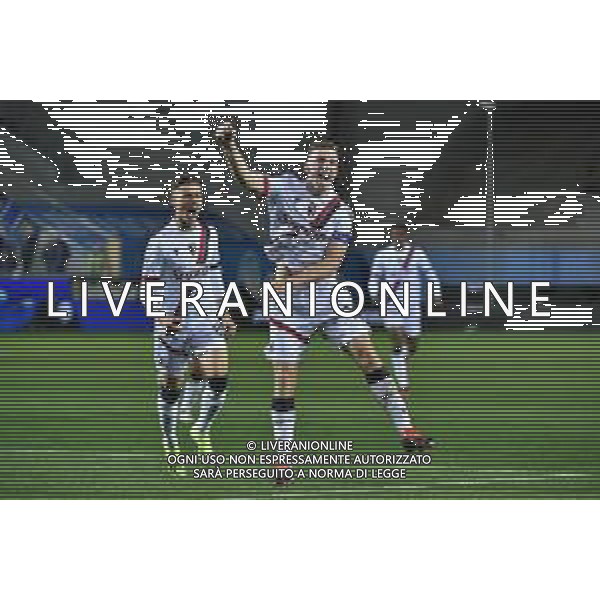 TVRG Atalanta vs Bologna nella foto Lewis Ferguson (Bologna) esulta dopo il gol del 2 a 1 Bergamo 03-03-2024 Gewiss Stadium Campionato Serie A TIM - 27a giornata foto Roberto Garavaglia/Agenzia Aldo Liverani sas/AGENZIA ALDO LIVERANI SAS