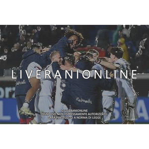 TVRG Atalanta vs Bologna nella foto esultanza finale Bologna Bergamo 03-03-2024 Gewiss Stadium Campionato Serie A TIM - 27a giornata foto Roberto Garavaglia/Agenzia Aldo Liverani sas