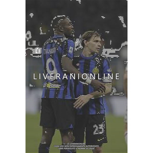 MARCUS THURAM CON NICOLO\' BARELLA -Inter vs Genoa Campionato Calcio Serie A TIM 04-03-2024 ©PAOLO GIAMPIETRI/ AGENZIA ALDO LIVERANI SAS