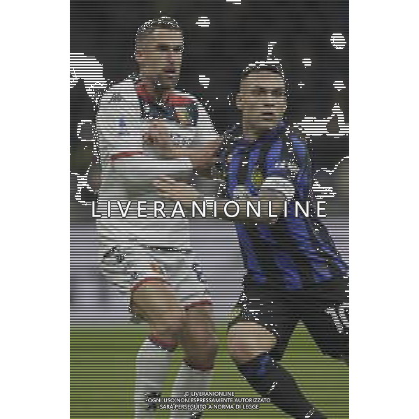 LAUTARO MARTINEZ E KEVIN STROOTMAN -Inter vs Genoa Campionato Calcio Serie A TIM 04-03-2024 ©PAOLO GIAMPIETRI/ AGENZIA ALDO LIVERANI SAS