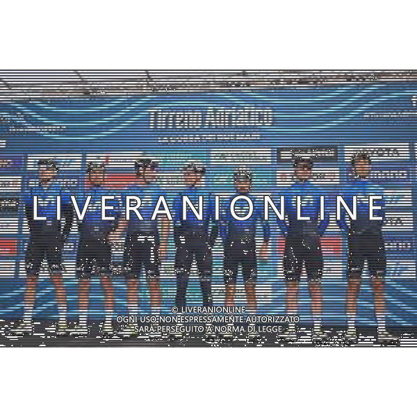 05-03-2024 Tirreno - Adriatico; Tappa 02 Camaiore - Follonica; 2024, Movistar; Camaiore; ©SIROTTI/ AGENZIA ALDO LIVERANI SAS
