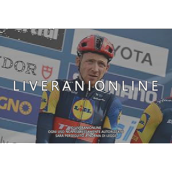 05-03-2024 Tirreno - Adriatico; Tappa 02 Camaiore - Follonica; 2024, Lidl - Trek; Geoghegan, Hart Tao; Camaiore; ©SIROTTI/ AGENZIA ALDO LIVERANI SAS