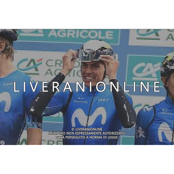 05-03-2024 Tirreno - Adriatico; Tappa 02 Camaiore - Follonica; 2024, Movistar; Mas, Enric; Camaiore; ©SIROTTI/ AGENZIA ALDO LIVERANI SAS
