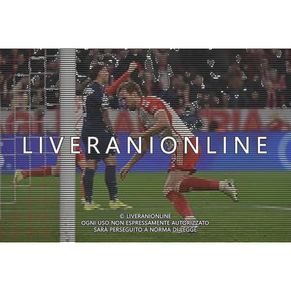 TVRG Bayern Monaco vs Lazio nella foto Harry Kane (Bayern Monaco) esulta dopo il gol dell\'1 a 0 Monaco di Baviera (GER) 05-03-2024 Allianz Arena - Football Arena Monaco UEFA Champions League - ottavi di finale gara di ritorno foto Roberto Garavaglia/Agenzia Aldo Liverani sas/ AGENZIA ALDO LIVERANI SAS