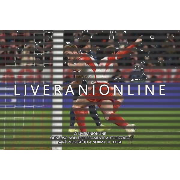 TVRG Bayern Monaco vs Lazio nella foto Harry Kane (Bayern Monaco) esulta dopo il gol dell\'1 a 0 Monaco di Baviera (GER) 05-03-2024 Allianz Arena - Football Arena Monaco UEFA Champions League - ottavi di finale gara di ritorno foto Roberto Garavaglia/Agenzia Aldo Liverani sas/ AGENZIA ALDO LIVERANI SAS
