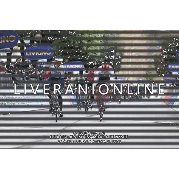 06-03-2024 Tirreno - Adriatico; Tappa 03 Volterra - Gualdo Tadino; 2024, Bahrain Victorious; 2024, Lidl - Trek; Bauhaus, Phil; Milan, Jonathan; Gualdo Tadino; ©SIROTTI/AGENZIA ALDO LIVERANI SAS