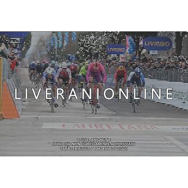 07-03-2024 Tirreno - Adriatico; Tappa 04 Arrone - Giulianova; 2024, Lidl - Trek; 2024, Alpecin - Deceuninck; 2024, Israel - Premier Tech; Milan, Jonathan; Philipsen, Jasper; Strong, Corbin; Giulianova; FOTO STEFANO SIROTTI-AG ALDO LIVERANI SAS