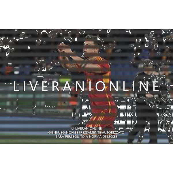 Roma vs Brighton - Europa League ottavi di finale - Gara di andata - Stadio Olimpico - Roma 07-03-2024 nella foto Esultanza dopo il gol di paulo Dybala ©Federico Gaetano/AGENZIA ALDO LIVERANI SAS