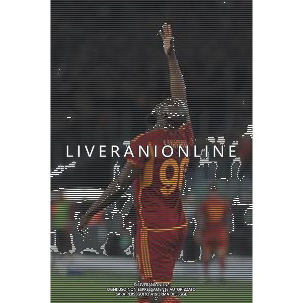 Roma vs Brighton - Europa League ottavi di finale - Gara di andata - Stadio Olimpico - Roma 07-03-2024 nella foto Esultanza dopo Gol di romelu Lukaku ©Federico Gaetano/AGENZIA ALDO LIVERANI SAS