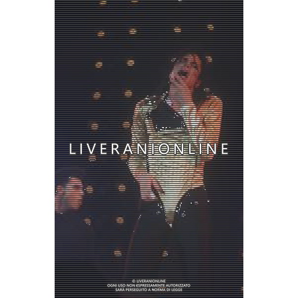 NEG-RETROSPETTIVA MICHAEL JACKSON CANTANTE NELLA FOTO MICHAEL JACKSON IN ITALIA NELL\'ANNO 1990 AG ALDO LIVERANI SAS