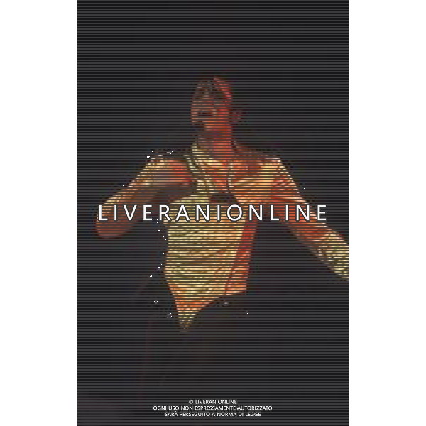NEG-RETROSPETTIVA MICHAEL JACKSON CANTANTE NELLA FOTO MICHAEL JACKSON IN ITALIA NELL\'ANNO 1990 AG ALDO LIVERANI SAS