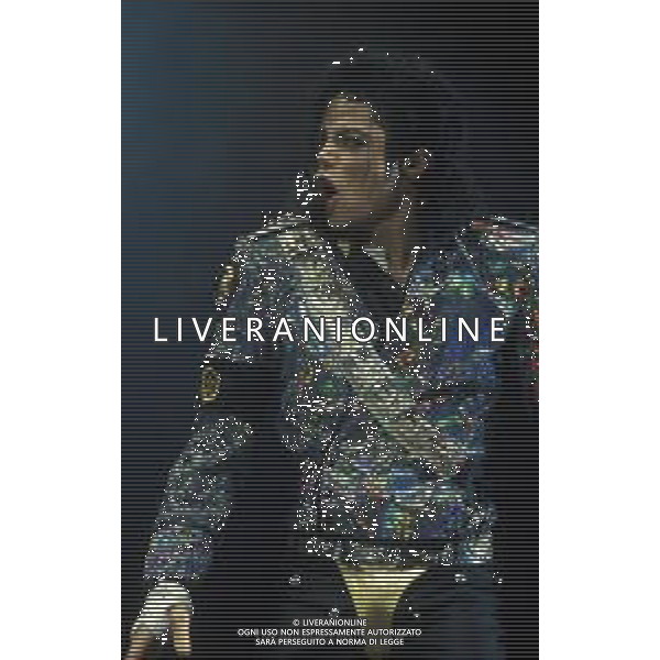 NEG-RETROSPETTIVA MICHAEL JACKSON CANTANTE NELLA FOTO MICHAEL JACKSON IN ITALIA NELL\'ANNO 1990 AG ALDO LIVERANI SAS
