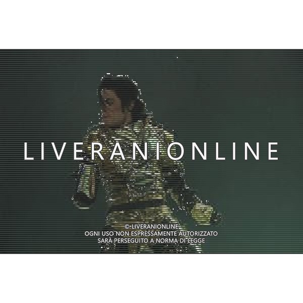 NEG-RETROSPETTIVA MICHAEL JACKSON CANTANTE NELLA FOTO MICHAEL JACKSON IN ITALIA NELL\'ANNO 1990 AG ALDO LIVERANI SAS
