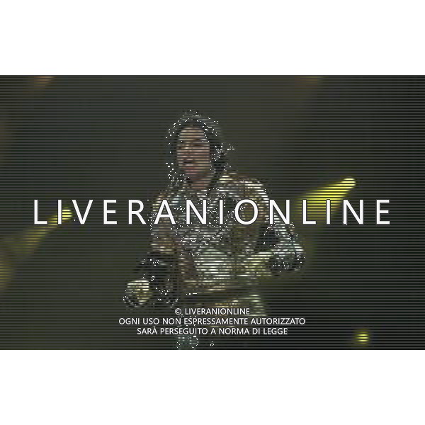 NEG-RETROSPETTIVA MICHAEL JACKSON CANTANTE NELLA FOTO MICHAEL JACKSON IN ITALIA NELL\'ANNO 1990 AG ALDO LIVERANI SAS