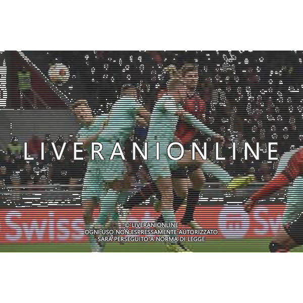Milan vs Slavia Praga nella foto sull\'1 a 1 Matteo Gabbia (Milan) occasione da gol Milano 07-03-2024 Stadio Giuseppe Meazza - San Siro UEFA Europa League - ottavi di finale gara di andata foto Roberto Garavaglia/Agenzia Aldo Liverani sas/AGENZIA ALDO LIVERANI SAS