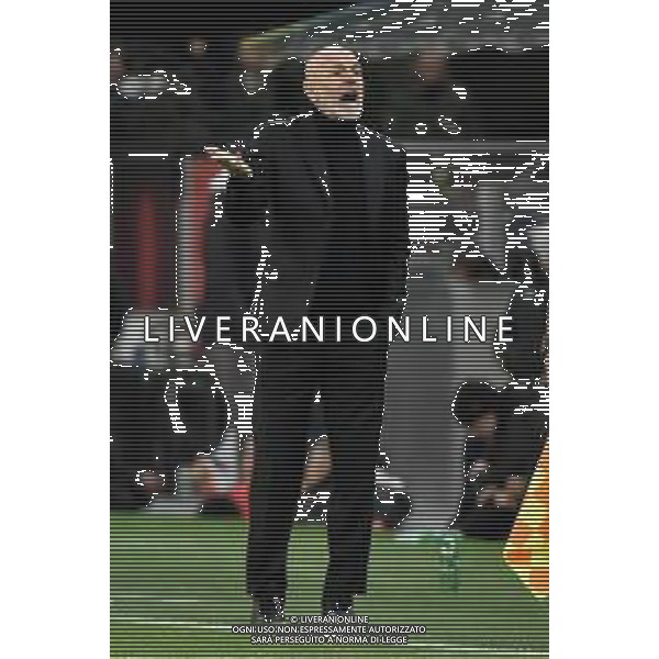 Milan vs Slavia Praga nella foto Stefano Pioli allenatore Milan Milano 07-03-2024 Stadio Giuseppe Meazza - San Siro UEFA Europa League - ottavi di finale gara di andata foto Roberto Garavaglia/Agenzia Aldo Liverani sas/AGENZIA ALDO LIVERANI SAS