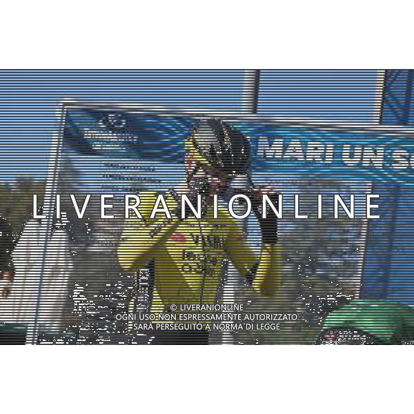 08-03-2024 Tirreno - Adriatico; Tappa 05 Torricella Sicura - Valle Castellana; 2024, Visma - Lease A Bike; Vingegaard, Jonas; Torricella Sicura; ©SIROTTI /AGENZIA ALDO LIVERANI SAS