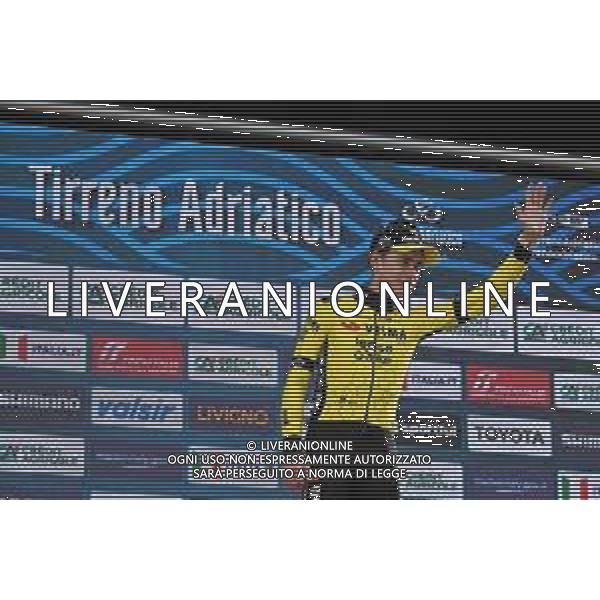 08-03-2024 Tirreno - Adriatico; Tappa 05 Torricella Sicura - Valle Castellana; 2024, Visma - Lease A Bike; Vingegaard, Jonas; Valle Castellana; ©SIROTTI /AGENZIA ALDO LIVERANI SAS
