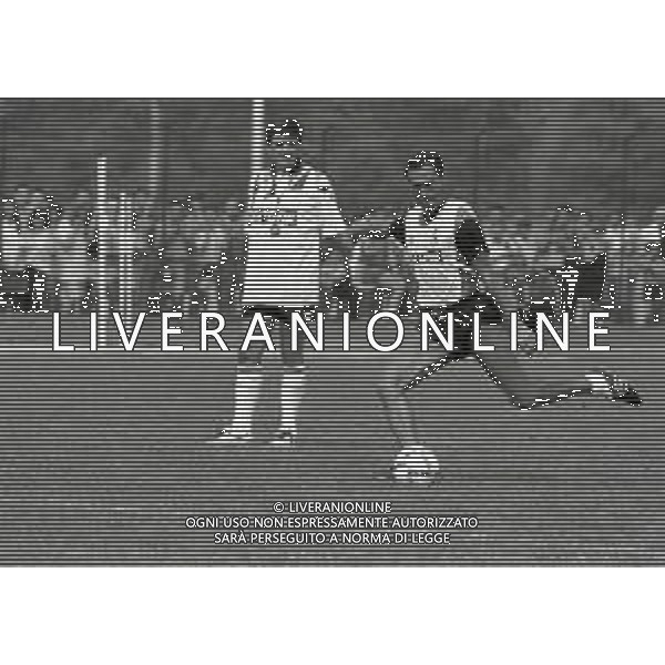 NEG-1992 ALLENAMENTO INTER RITIRO ESTIVO NELLA FOTO CORRADO ORRICO E RICCARDO FERRI AG ALDO LIVERANI SAS