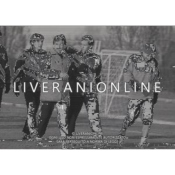 NEG-1993 APPIANO GENTILE- ALLENAMENTO INTER  NELLA FOTO ANTONIO MANICONE-SERGIO MADDE\'-LUIGI DE AGOSTINI E RUBEN SOSA AG ALDO LIVERANI SAS 