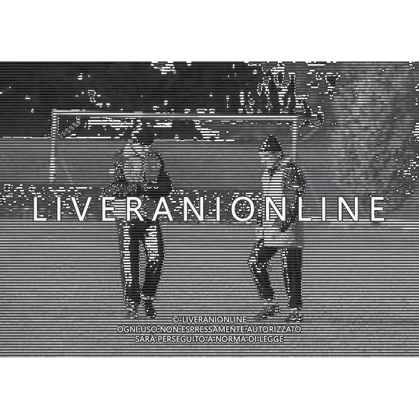 NEG-1993 APPIANO GENTILE- ALLENAMENTO INTER  NELLA FOTO OSVALDO BGNOLI E LUCIANO CASTELLINI AG ALDO LIVERANI SAS 