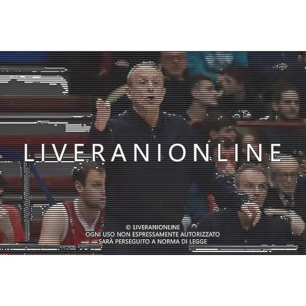 TVRG EA7 Emporio Armani Olimpia Milano vs Partizan Mozzart Bet Belgrado nella foto Ettore Messina allenatore Olimpia Milano Assago (MI) 08-03-2024 Mediolanum Forum Turkish Airlines EuroLeague 28a giornata regular season foto Roberto Garavaglia/Agenzia Aldo Liverani sas/AGENZIA ALDO LIVERANI SAS