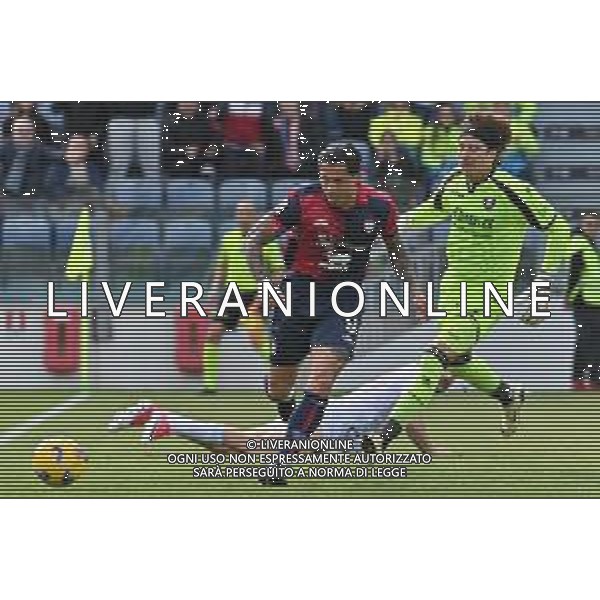 9-3-2024. Cagliari calcio-U.S. Salernitana. 28° giornata campionato calcio italiano Serie A 2023/2024, stadio Unipol Domus Cagliari. Foto Salvatore Moi/Agenzia Aldo Liverani s.as. Nella foto: Gol ed esultanza del Cagliari in casa contro Salernitana nello stadio Unipol Domus di Cagliari. Segna: Gianluca Lapadula Cagliari ©MOI SALVATORE/AGENZIA ALDO LIVERANI SAS