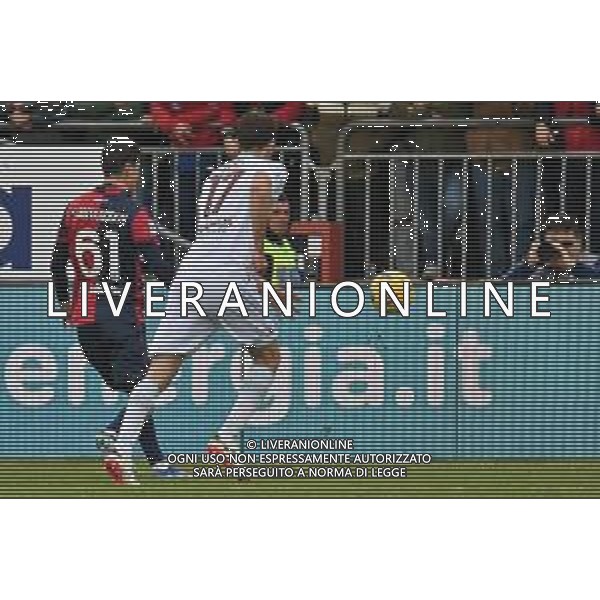 9-3-2024. Cagliari calcio-U.S. Salernitana. 28° giornata campionato calcio italiano Serie A 2023/2024, stadio Unipol Domus Cagliari. Foto Salvatore Moi/Agenzia Aldo Liverani s.as. Nella foto: Gol ed esultanza del Cagliari in casa contro Salernitana nello stadio Unipol Domus di Cagliari. Segna:Eldor Shomurodov Cagliari ©MOI SALVATORE/AGENZIA ALDO LIVERANI SAS