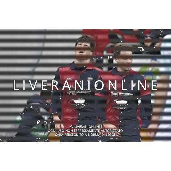 9-3-2024. Cagliari calcio-U.S. Salernitana. 28° giornata campionato calcio italiano Serie A 2023/2024, stadio Unipol Domus Cagliari. Foto Salvatore Moi/Agenzia Aldo Liverani s.as. Nella foto: Gol ed esultanza del Cagliari in casa contro Salernitana nello stadio Unipol Domus di Cagliari. Segna:Eldor Shomurodov Cagliari ©MOI SALVATORE/AGENZIA ALDO LIVERANI SAS