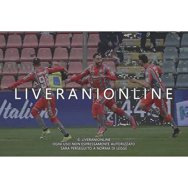 TVRG Cremonese vs Como nella foto Massimo Coda (Cremonese) esulta dopo il gol dell\'1 a 0 Cremona 09-03-2024 Stadio Giovanni Zini Campionato Serie BKT - 29a giornata foto Roberto Garavaglia/Agenzia Aldo Liverani sas/AGENZIA ALDO LIVERANI SAS
