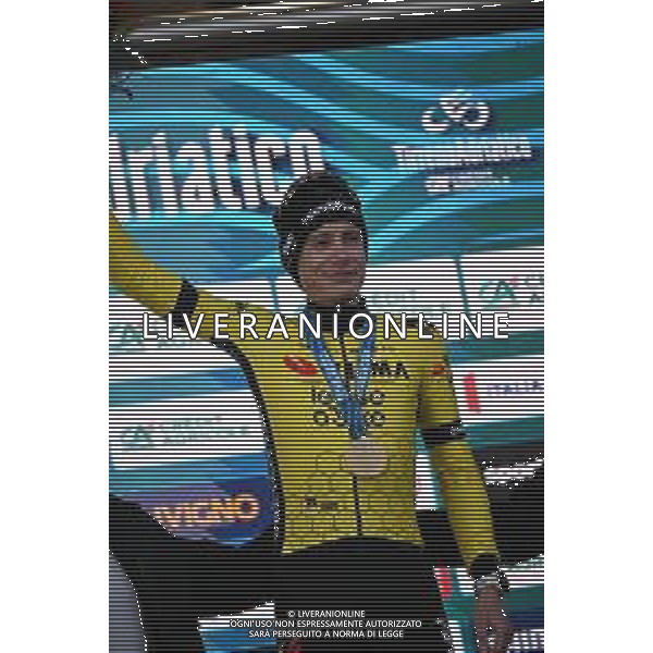 09-03-2024 Tirreno - Adriatico; Tappa 06 Sassoferrato - Monte Petrano; 2024, Visma - Lease A Bike; Vingegaard, Jonas; Monte Petrano; ©SIROTTI/AGENZIA ALDO LIVERANI SAS