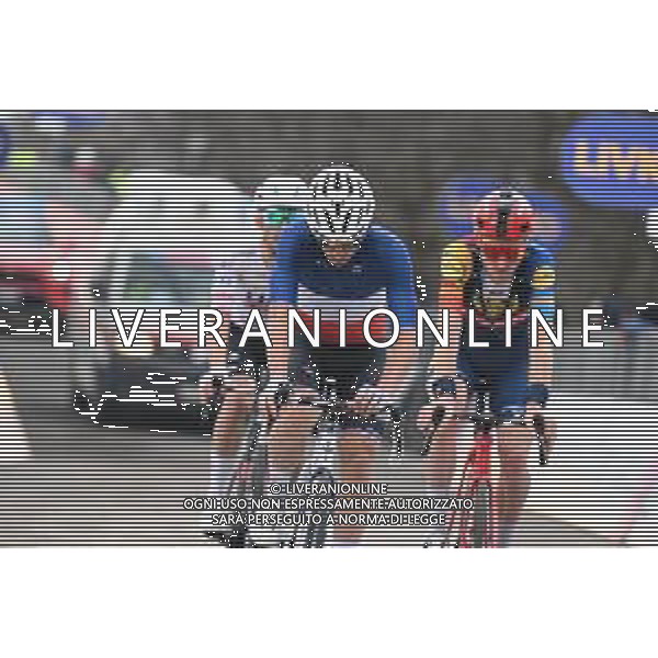 09-03-2024 Tirreno - Adriatico; Tappa 06 Sassoferrato - Monte Petrano; 2024, Groupama - Fdj; Madouas, Valentin; Monte Petrano; ©SIROTTI/AGENZIA ALDO LIVERANI SAS