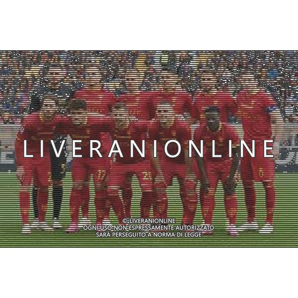 TVEM US Formazione Lecce line up during the Italian soccer Serie A match Lecce vs Hellas Verona on March 10, 2024 at Via del Mare Stadium in Lecce, Italy. Photo Emmanuele Mastrodonato/agenzia Liverani/AGENZIA ALDO LIVERANI SAS