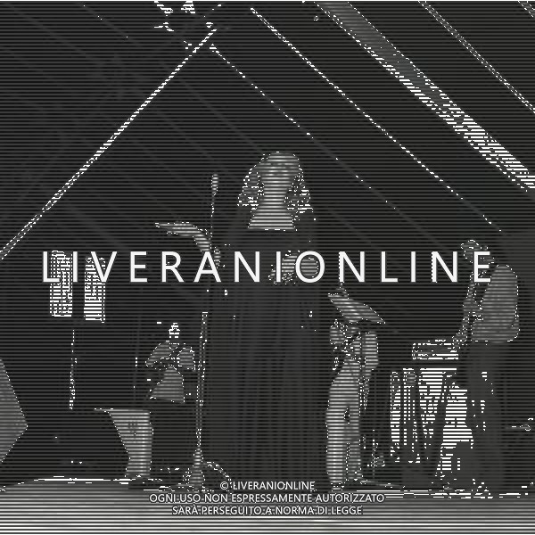 NEG-RETROSPETTIVA MINA MAZZINI CANTANTE NELLA FOTO MINA MAZZINI CANTA ALLA BUSSOLA DI VIAREGGIO NELL\'ANNO 1978 AG ALDO LIVERANI SAS