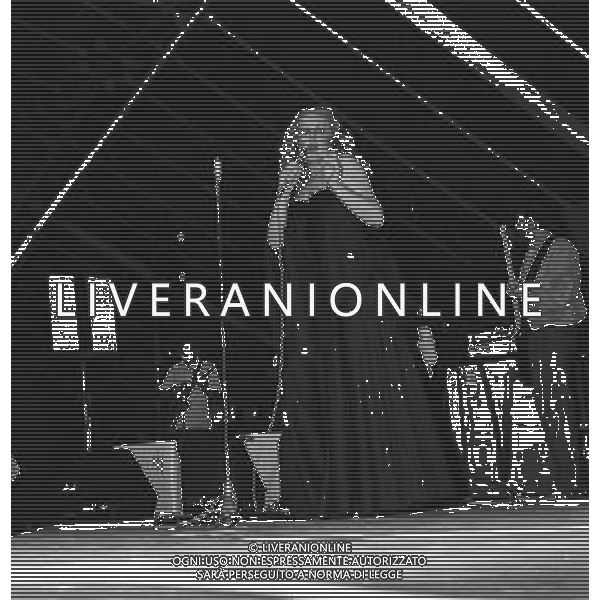 NEG-RETROSPETTIVA MINA MAZZINI CANTANTE NELLA FOTO MINA MAZZINI CANTA ALLA BUSSOLA DI VIAREGGIO NELL\'ANNO 1978 AG ALDO LIVERANI SAS