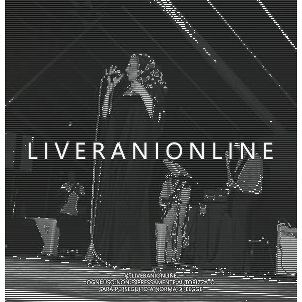 NEG-RETROSPETTIVA MINA MAZZINI CANTANTE NELLA FOTO MINA MAZZINI CANTA ALLA BUSSOLA DI VIAREGGIO NELL\'ANNO 1978 AG ALDO LIVERANI SAS