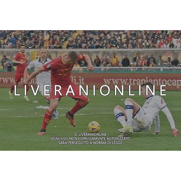TVEM Nikola Krstovic of US Lecce in action during the Italian soccer Serie A match Lecce vs Hellas Verona on March 10, 2024 at Via del Mare Stadium in Lecce, Italy. Photo Emmanuele Mastrodonato/agenzia Liverani/AGENZIA ALDO LIVERANI SAS