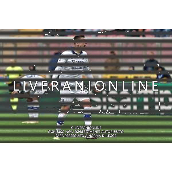 TVEM Giangiacomo Magnani of Hellas celebrates the victory during the Italian soccer Serie A match Lecce vs Hellas Verona on March 10, 2024 at Via del Mare Stadium in Lecce, Italy. Photo Emmanuele Mastrodonato/agenzia Liverani/AGENZIA ALDO LIVERANI SAS