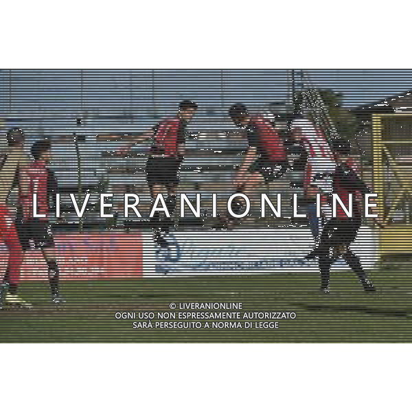 TVRG Sant\'Angelo vs Forlì nella foto Gianluca Maggioli Clemente (Forlì) occasione da gol Sant\'Angelo Lodigiano (LO) 10-03-2024 Stadio comunale Carlo Chiesa Campionato Serie D girone D - 26a giornata foto Roberto Garavaglia/Agenzia Aldo Liverani sas