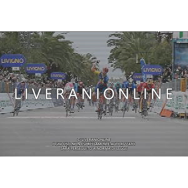 10-03-2024 Tirreno - Adriatico; Tappa 07 San Benedetto Del Tronto - San Benedetto Del Tronto; 2024, Lidl - Trek; 2024, Uno X - Mobility; 2024, Alpecin - Deceuninck; Milan, Jonathan; Kristoff, Alexander; Philipsen, Jasper; San Benedetto Del Tronto; ©SIROTTI/AGENZIA ALDO LIVERANI SAS