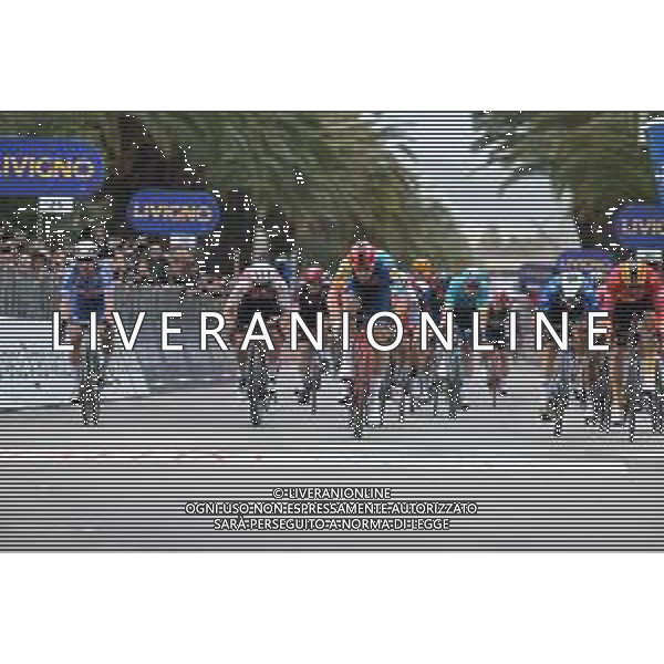 10-03-2024 Tirreno - Adriatico; Tappa 07 San Benedetto Del Tronto - San Benedetto Del Tronto; 2024, Lidl - Trek; 2024, Uno X - Mobility; 2024, Alpecin - Deceuninck; Milan, Jonathan; Kristoff, Alexander; Philipsen, Jasper; San Benedetto Del Tronto; ©SIROTTI/AGENZIA ALDO LIVERANI SAS