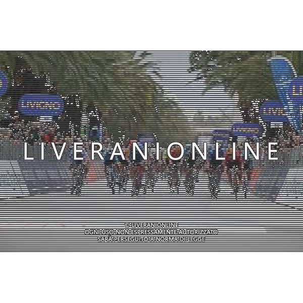 10-03-2024 Tirreno - Adriatico; Tappa 07 San Benedetto Del Tronto - San Benedetto Del Tronto; 2024, Lidl - Trek; 2024, Uno X - Mobility; 2024, Alpecin - Deceuninck; Milan, Jonathan; Kristoff, Alexander; Philipsen, Jasper; San Benedetto Del Tronto; ©SIROTTI/AGENZIA ALDO LIVERANI SAS