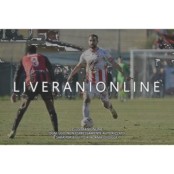 TVRG Sant\'Angelo vs Forlì nella foto Riccardo Gaiola (Forlì) Sant\'Angelo Lodigiano (LO) 10-03-2024 Stadio comunale Carlo Chiesa Campionato Serie D girone D - 26a giornata foto Roberto Garavaglia/Agenzia Aldo Liverani sas