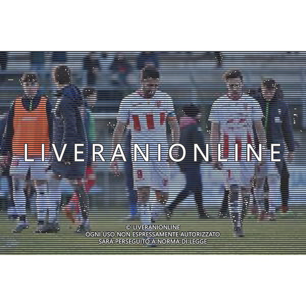 TVRG Sant\'Angelo vs Forlì nella foto delusione Mario Merlonghi (Forlì) Sant\'Angelo Lodigiano (LO) 10-03-2024 Stadio comunale Carlo Chiesa Campionato Serie D girone D - 26a giornata foto Roberto Garavaglia/Agenzia Aldo Liverani sas