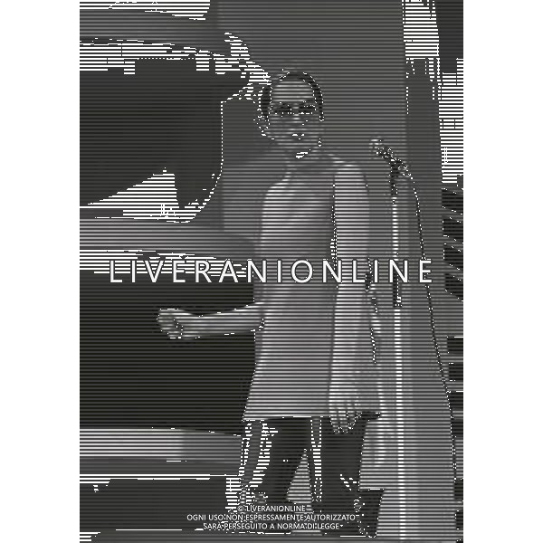 NEG- RETROSPETTIVA MINA MAZZINI CANTANTE NELLA FOTO MINA MAZZINI A LUGANO NELL\'ANNO 1969 AG ALDO LIVERANI SAS