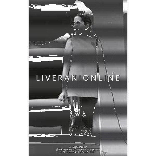 NEG- RETROSPETTIVA MINA MAZZINI CANTANTE NELLA FOTO MINA MAZZINI A LUGANO NELL\'ANNO 1969 AG ALDO LIVERANI SAS