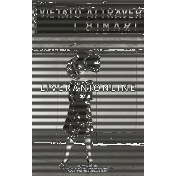 NEG-RETROSPETTIVA MINA MAZZINI CANTANTE  NELLA FOTO MINA MAZZINI NELL\'ANNO 1965   FOTO PIERO PASCUTTINI -ARCHIVIO GIOVANNI LIVERANI-AG ALDO LIVERANI SAS  