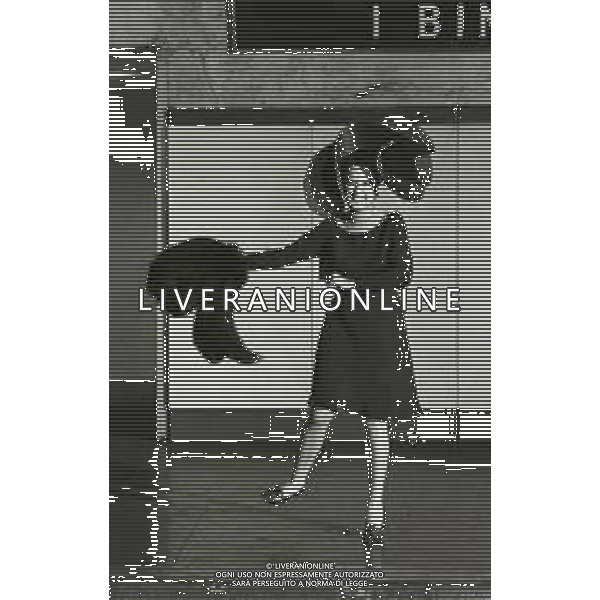 NEG-RETROSPETTIVA MINA MAZZINI CANTANTE NELLA FOTO MINA MAZZINI A ROMA NELL\'ANNO 1965 ARCHIVIO GIOVANNI LIVERANI.AG ALDO LIVERANI SAS