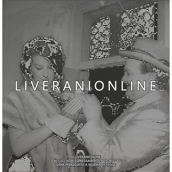 08-08-1963 SALERNO-RETROSPETTIVA MINA MAZZINI CANTANTE NELLA FOTO MINA MAZZINI CON AURELIO FIERRO AG ALDO LIVERANI SAS